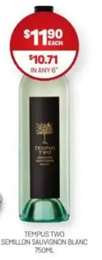 Harry Brown Tempus two semillon sauvignon blanc offer