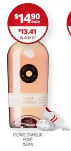 Harry Brown Pierre d'amour rosé offer