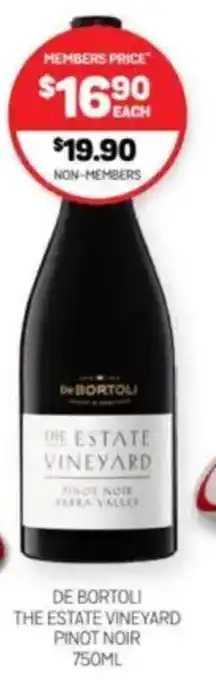 Harry Brown De bortoli the estate vineyard pinot noir offer