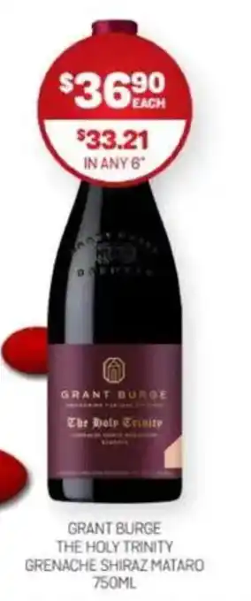 Harry Brown Grant burge the holy trinity grenache shiraz mataro offer