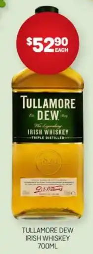 Harry Brown Tullamore dew irish whiskey offer