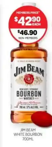 Harry Brown Jim beam white bourbon offer