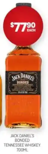 Harry Brown Jack daniel's bonded tennessee whiskey offer