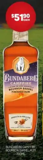 Harry Brown Bundaberg campfire bourbon barrel rum offer