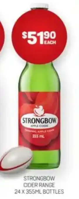 Harry Brown Strongbow cider range offer