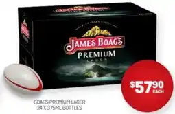 Harry Brown Boags premium lager offer