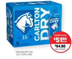 Harry Brown Carlton dry offer