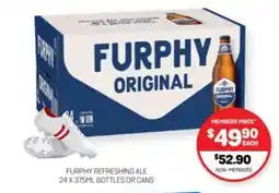 Harry Brown Furphy refreshing ale offer