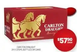 Harry Brown Carlton draught offer