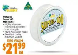 Anaconda Super 100 Mono Line offer