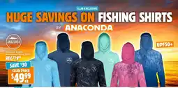 Anaconda Huge savings on fishing shirts offer