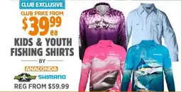 Anaconda Kids & youth fishing shirts offer