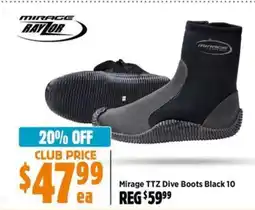 Anaconda TTZ Dive Boots Black 10 offer