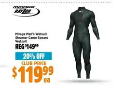 Anaconda Mirage Men's Wetsuit Steamer Camo Spearo Wetsuit offer