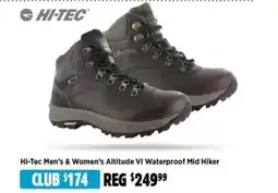 Anaconda Hi-Tec Men's & Women's Altitude VI Waterproof Mid Hiker offer