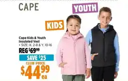 Anaconda Cape Kids & Youth Insulated Vest offer