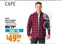 Anaconda Cape Men's Organic Flannel Shirt offer