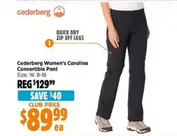 Anaconda Cederberg Women's Carolina Convertible Pant offer