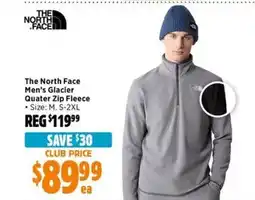 Anaconda The North Face Men's Glacier Quater Zip Fleece offer