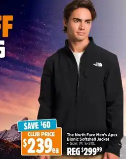 Anaconda The North Face Men's Apex Bionic Softshell Jacket offer