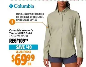 Anaconda Columbia Women's Tamiami PFG Shirt offer