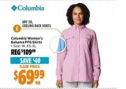 Anaconda Columbia Women's Bahama PFG Shirts offer