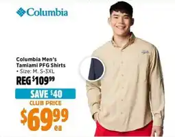 Anaconda Columbia Men's Tamiami PFG Shirts offer