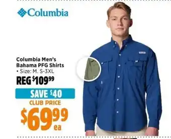 Anaconda Columbia Men's Bahama PFG Shirts offer