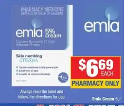 Direct Chemist Outlet Emla Cream offer