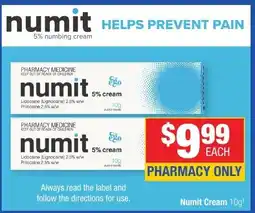 Direct Chemist Outlet Numit Cream offer