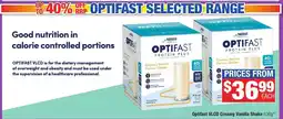 Direct Chemist Outlet Optifast VLCD Creamy Vanilla Shake offer