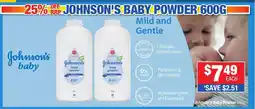 Direct Chemist Outlet Johnson's Baby Powder offer