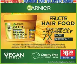 Direct Chemist Outlet Garnier Fructis Nourishing Banana Hair Food offer