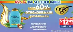 Direct Chemist Outlet OGX Argan Oil Of Morocco Shampoo offer