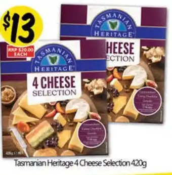 NQR Tasmanian Heritage 4 Cheese Selection offer