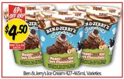 NQR Ben & Jerry's Ice Cream offer