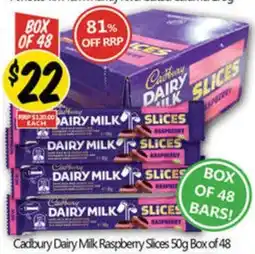 NQR Cadbury Dairy Milk Raspberry Slices offer