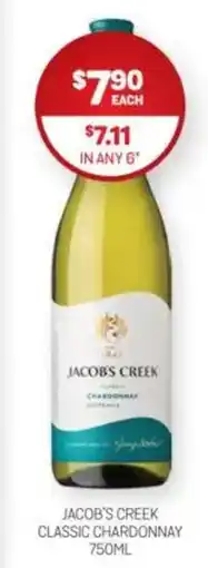 Harry Brown Jacob's creek classic chardonnay offer