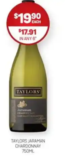 Harry Brown Taylors jaraman chardonnay offer