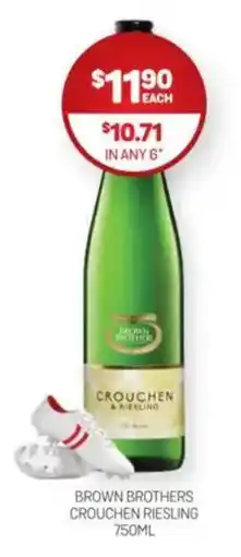 Harry Brown Brown brothers crouchen riesling offer