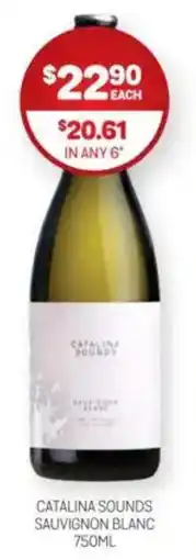 Harry Brown Catalina sounds sauvignon blanc offer