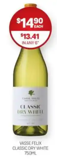 Harry Brown Vasse felix classic dry white offer