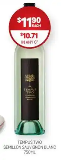 Harry Brown Tempus two semillon sauvignon blanc offer