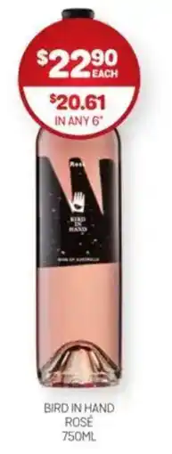 Harry Brown Bird in hand rosé offer