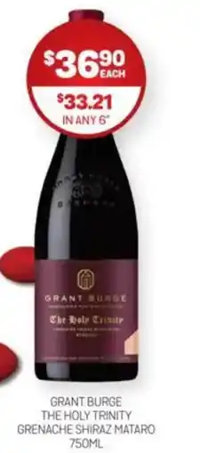 Harry Brown Grant burge the holy trinity grenache shiraz mataro offer