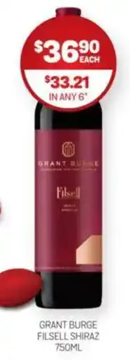 Harry Brown Grant burge filsell shiraz offer