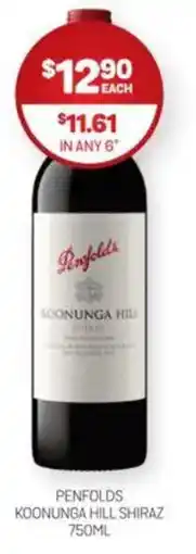 Harry Brown Penfolds koonunga hill shiraz offer