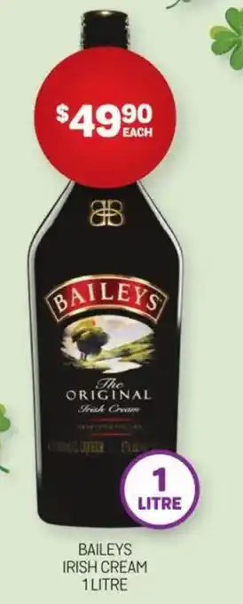 Harry Brown Baileys irish cream offer