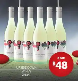 Harry Brown Upside down wines offer