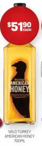 Harry Brown Wild turkey american honey offer